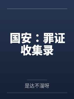 国安：罪证收集录