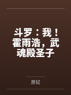 斗罗:我!霍雨浩,武魂殿圣子